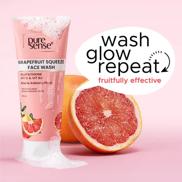 Grapefruit Squeeze Face Wash 100ml - Image 2